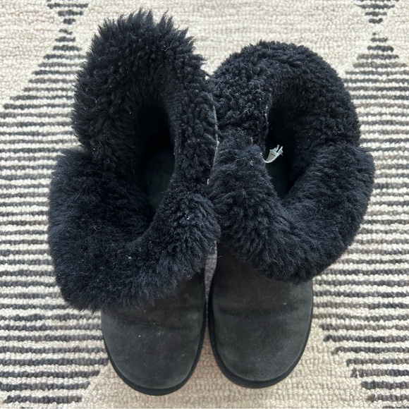 UGG Black Bailey Button Boots - Picture 3 of 10